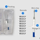 Chips Tk4100 / Em4100 / Em4305 RAFID 134.2KHz Pet Injectable RFID Tag Tracking Microchip Chips Implant For Dog