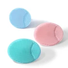 Custom Logo Waterproof Exfoliators Silicone Face Brush Cleanser Body Scrubber Facial Cleansing Brush
