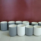 Candle Jar Candle Jars Fashionable Matte Ceramic Candle Jar Storage Canister Container Vessel With Wooden Lid