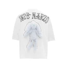 T-shirt Casual Short-sleeved Sports T-shirt Sports Slim Fit Blank Fit Plush Rabbit Toy T-shirt