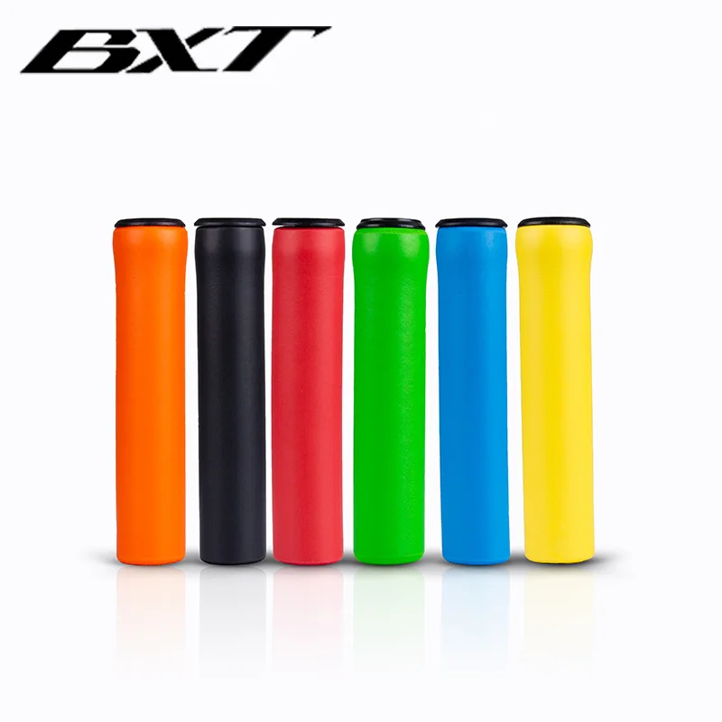 black and yellow bike grips