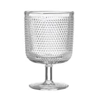 Plastic Glass Dot Design Clear Custom Beverages Plastic Wine Glass For Party