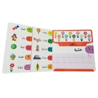2021 Wholesale Custom Hardcover Baby/Children's Writing Plastic Erase Board Book For Kids Printing Service With A Pen