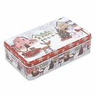Can Biscuit Food Grade Customized Square Food Tin Can Biscuit Cake Metal Tin Packaging Boxes