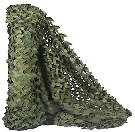 Camouflage Net Camo Netting,Bulk Roll Sunshade Mesh Nets for Hunting Blind Party 