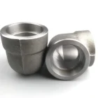 Pipe Socket ANSI B16.11 Forged Pipe Fittings 45 Degree 90 Degree Socket Weld Elbow