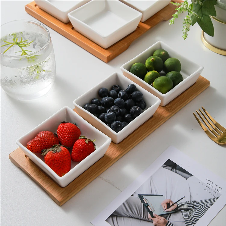 square serving dishes