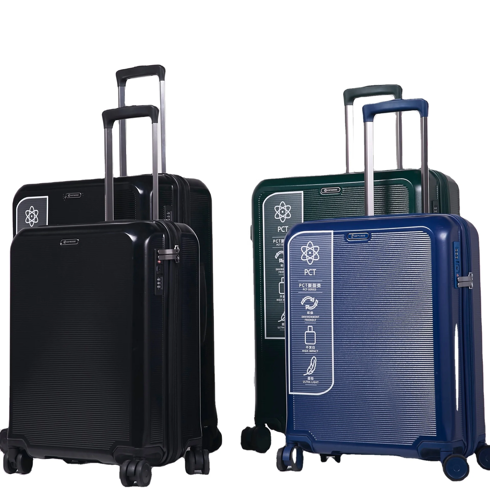 Fashionable Silver Suitcase Tsa Lock 