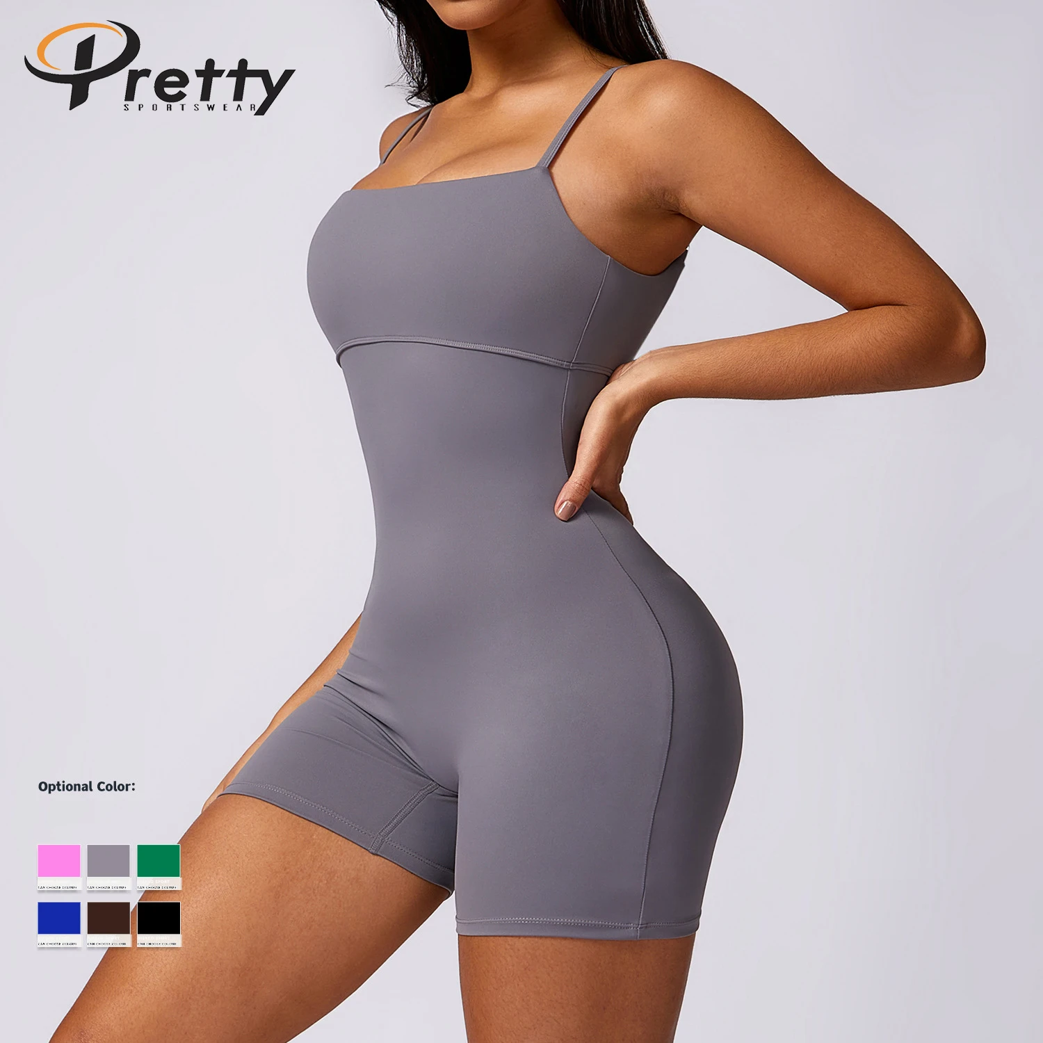 2024 New Sexy Women One Piece Yoga Gym Fitness Jumpsuit Quick Dry Sleeveless Backless Butt Lifting Yoga Bodysuit Workout Rompers