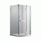 Shower Glass 120x90x200cm Frameless Swing Door Open Style Shower Enclosure K8