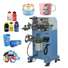 Plastic Tube China LC Screen Printing Machine For Glass Plastic Bottle Paper Cup Tube Toy