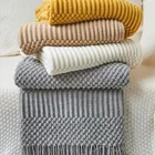 Blanket Blanket Blanket Amazon Top Sell Bohemian Home Living Room Sofa Handmade Knitted Tassel Blanket