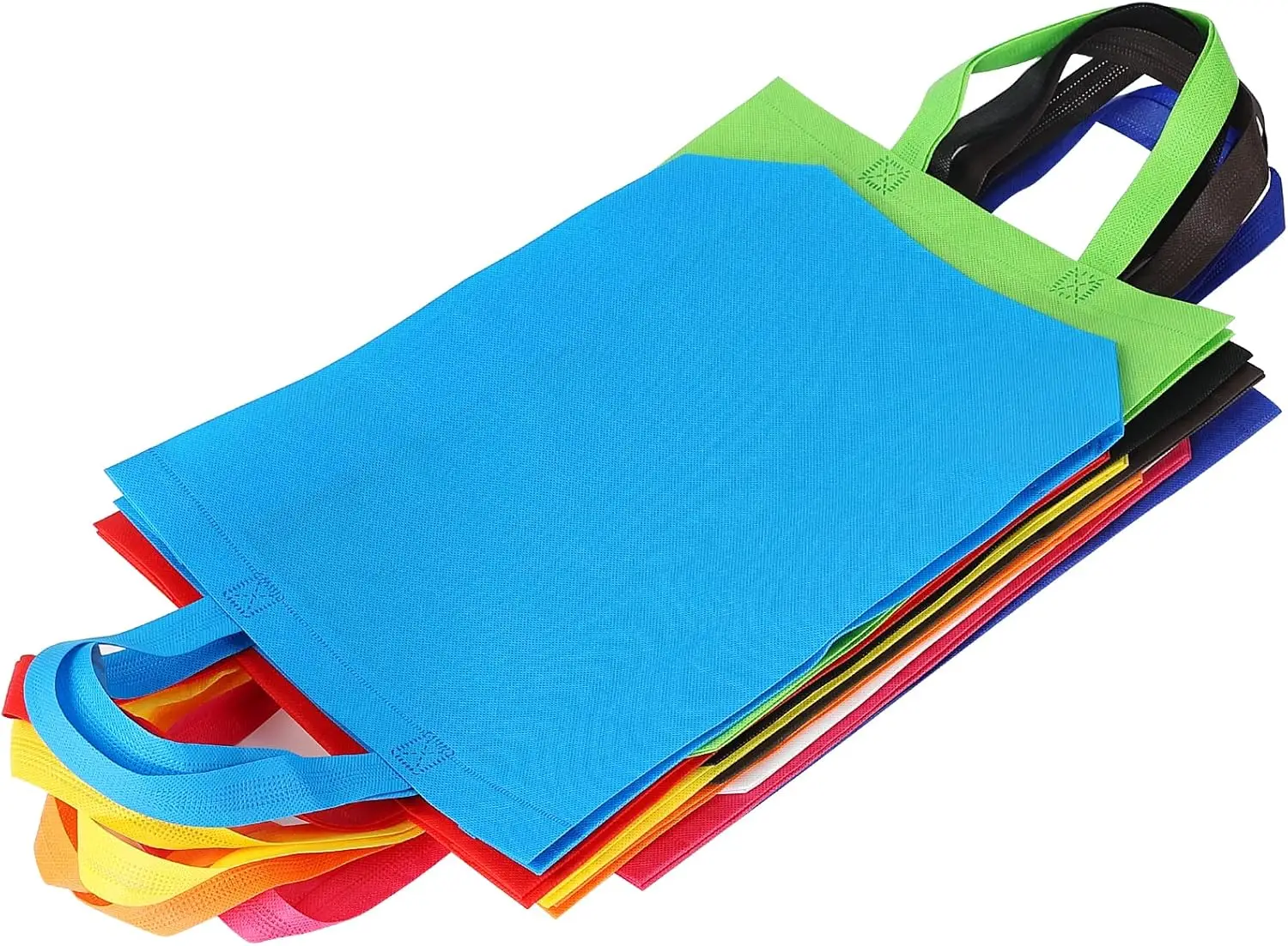 product handled shoulder strap non woven reusable eco friendly shopping bag with letter pattern for daily use-17