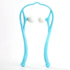 Massager Massage Tool Plastic U Shape Handheld Shoulder Neck Massager Roller Ball Self Massage Tool