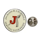 Metal Metal Hot Selling Oem/Odm Personalized Custom Logo Die-Casting Folk Art Stainless Steel Metal Shool Pin Badges