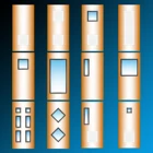 Steel Door Fire Rated Louver Doors Steel LOUVER Order Size Cutout 305*1524mm Fire Rated Sectional Door For Part