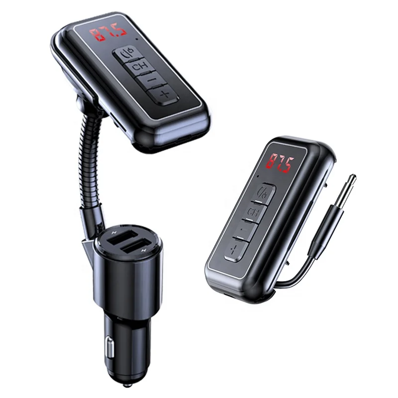 New Y4 Fm Transmitter Bluetooth Handsfree Audio Auto Mp3 Player Dual Usb Fast Charger Car Accessories Bluetooth Receiver - Buy Bluetooth Receiver Car,Audio Bluetooth Receiver,Fm Transmitter Product on Alibaba.com