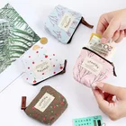 Bag Purse Coin Purse Wholesale Canvas Key Bag Wallet Woman Zipper Change Purse Logo Printed Custom Coin Purse
