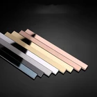 Kuanyu Factory Custom Stainless Steel Flat Strip Thin Decorative Metal Strips