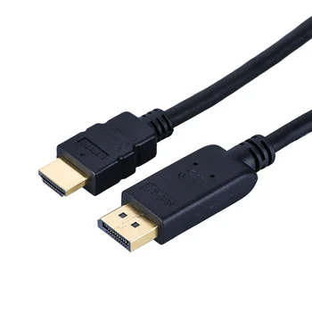1080P Male To Male DP Displayport to HDMI Cable Display Port to 1080P HDMI Adapter Converter For Laptop PC Projector