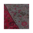 Red Scarf Red Scarf Red Flower Double Side Pattern Scarf Pure Silk Brushed Long Scarf Women Scarves