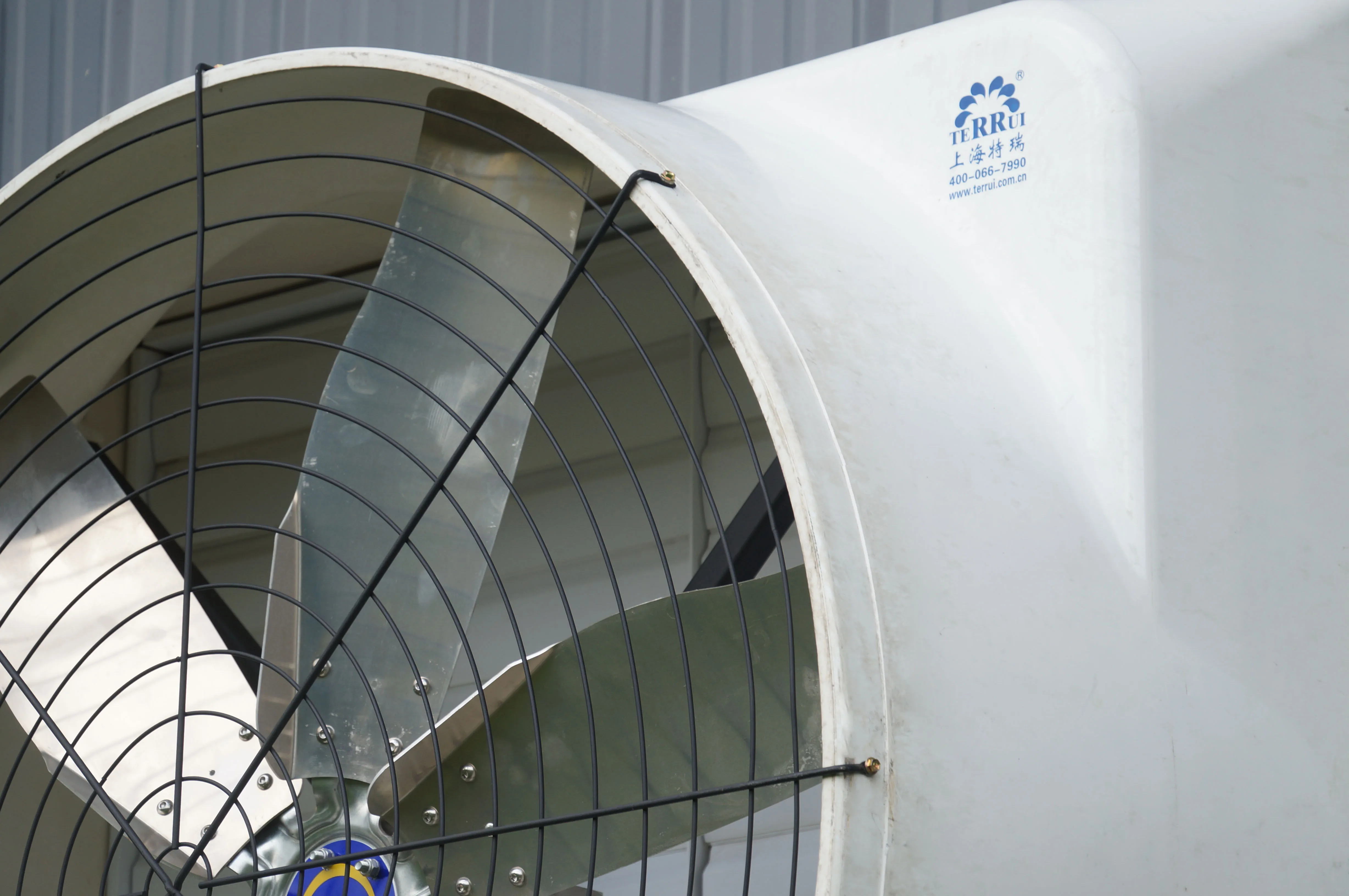 Negative Pressure Exhaust Fan, 48", 380V-480V, Wall - detail 22