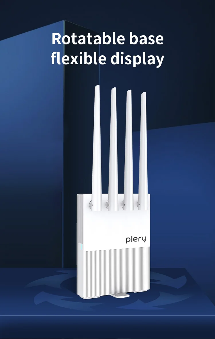 Customization Router Outdoor Mobile Wireless Rooter Wifi 4G Lte 300M High Gain 4G Lte Router for Plery R623