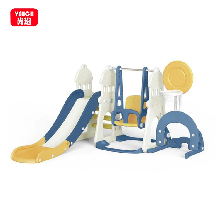 plastic swing and slide