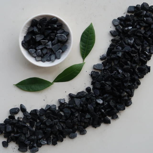 Factory Wholesale 6-9mm Polished Cobble Black Crushed Gravel Rocks Natural Stone Garden Paving for Park Outdoor Applications