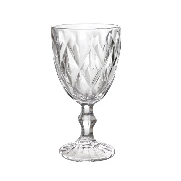 Highball Goblet Glassware Decorative Chalice Design for Beer, Liquor, Wine, Water, and Beverages, Party and Event