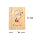 Bamboo Greeting Card Amazon Trusted Suppliers OEM ODM Bamboo Greeting Cards For Valentines Day