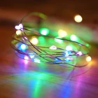 Lights Light LED Fairy String Lights 1M Flash Mini LED Copper Starry Twinkle Light Wedding Christmas Packaging Decoration