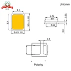 Led Chip Epistar Low Price SMD 2835 LED Chip 150mA 0.5W 65-70LM Epistar 2835 SMD Chip LED Datasheet