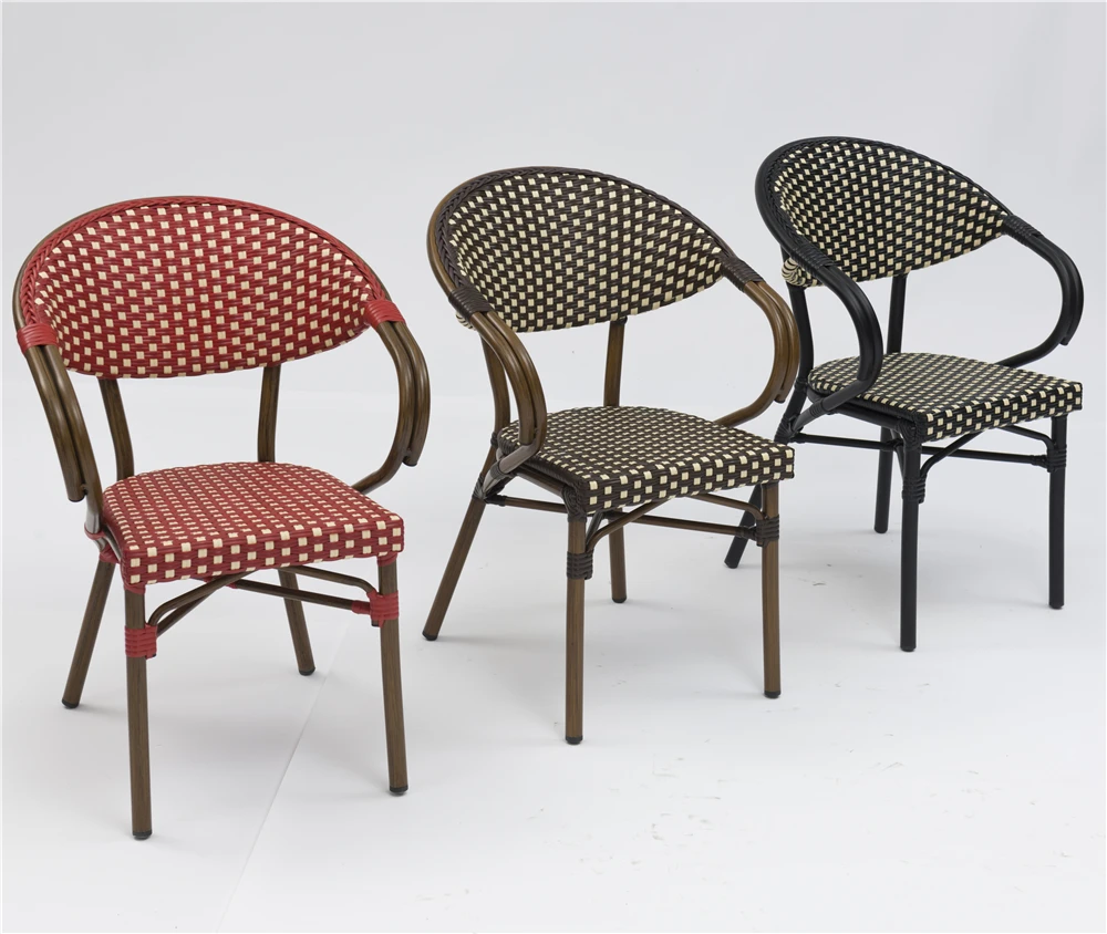 Comfortable outdoor furniture sofa European and American courtyard PE rattan aluminum outdoor chair