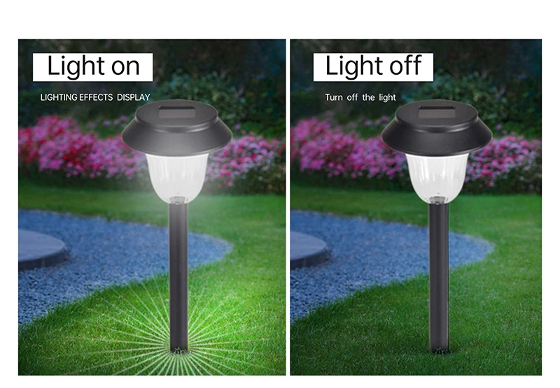 Outdoor Easy Install Pathway Yard Villa Decoration Solar Lawn Light waterproof solar led garden light