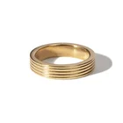 Sterling Ring Unique Handmade Chunky Sterling Silver 18k Gold Plated Gold Filled Ring