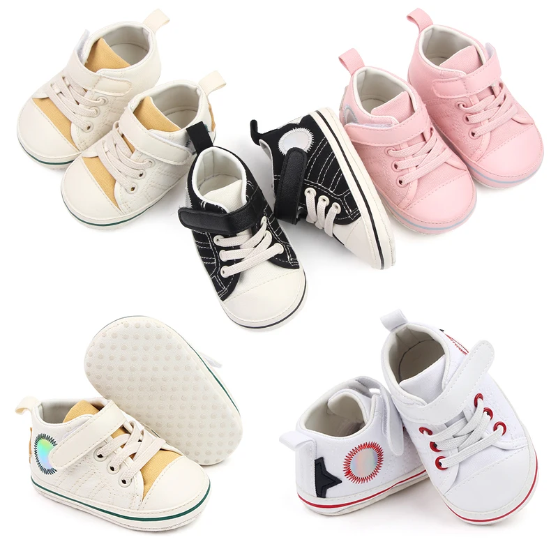 High Quality Soft Sole Canvas Baby Sneakers for Boys and Girls Spring Autumn 2025 manufacture