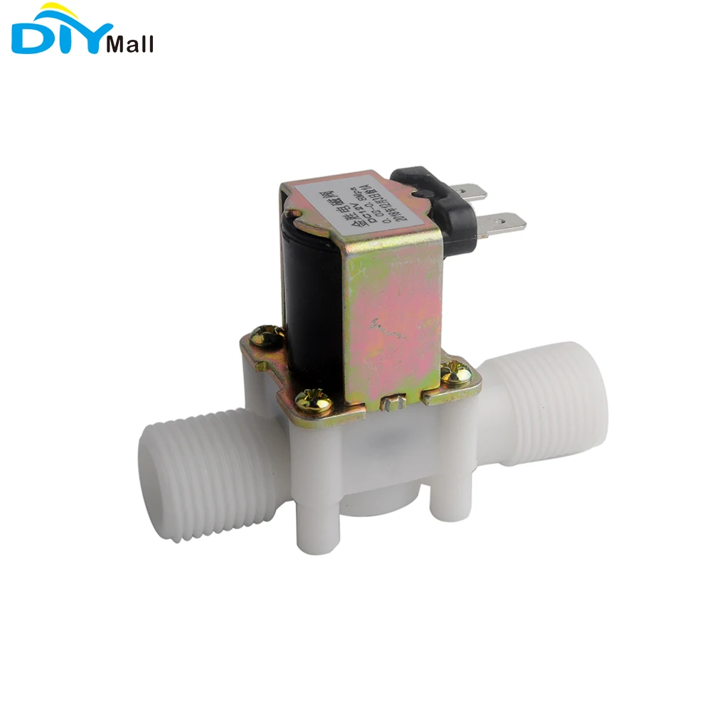 DC12V DN15 /2 Solenoid Valve NC Water Inlet On-off With Filter 0.02-0.8Mpa New 