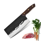 Knives High Quality Sharp Cleaver Knife 7 Inch Cleaver Knife Stainless Steel Chopper Kitchen Knife Wenge Hanlde