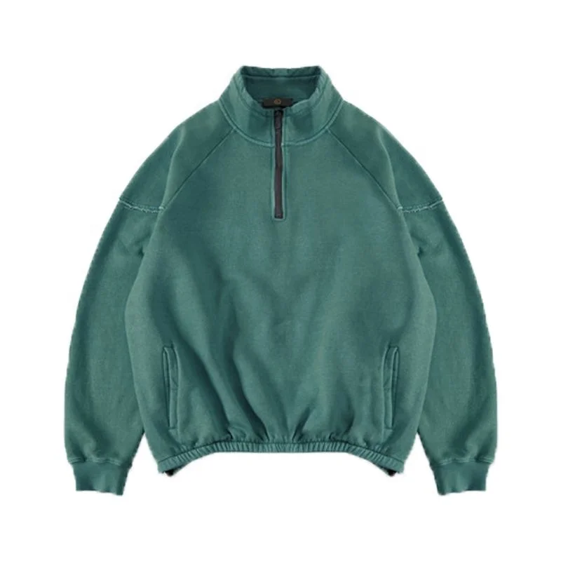 Sudadera Vintage media cremallera con logo de Gap - ice blue 740 -  referencia 842154-001 | GAP España