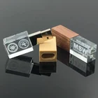 Flash Best Selling Promotion LED Glittering Crystal USB Flash Drive With High Speed 3.0 16GB 32GB 64GB Pen Drive