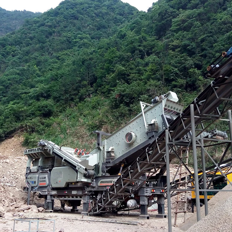 mobile compact concrete crusher