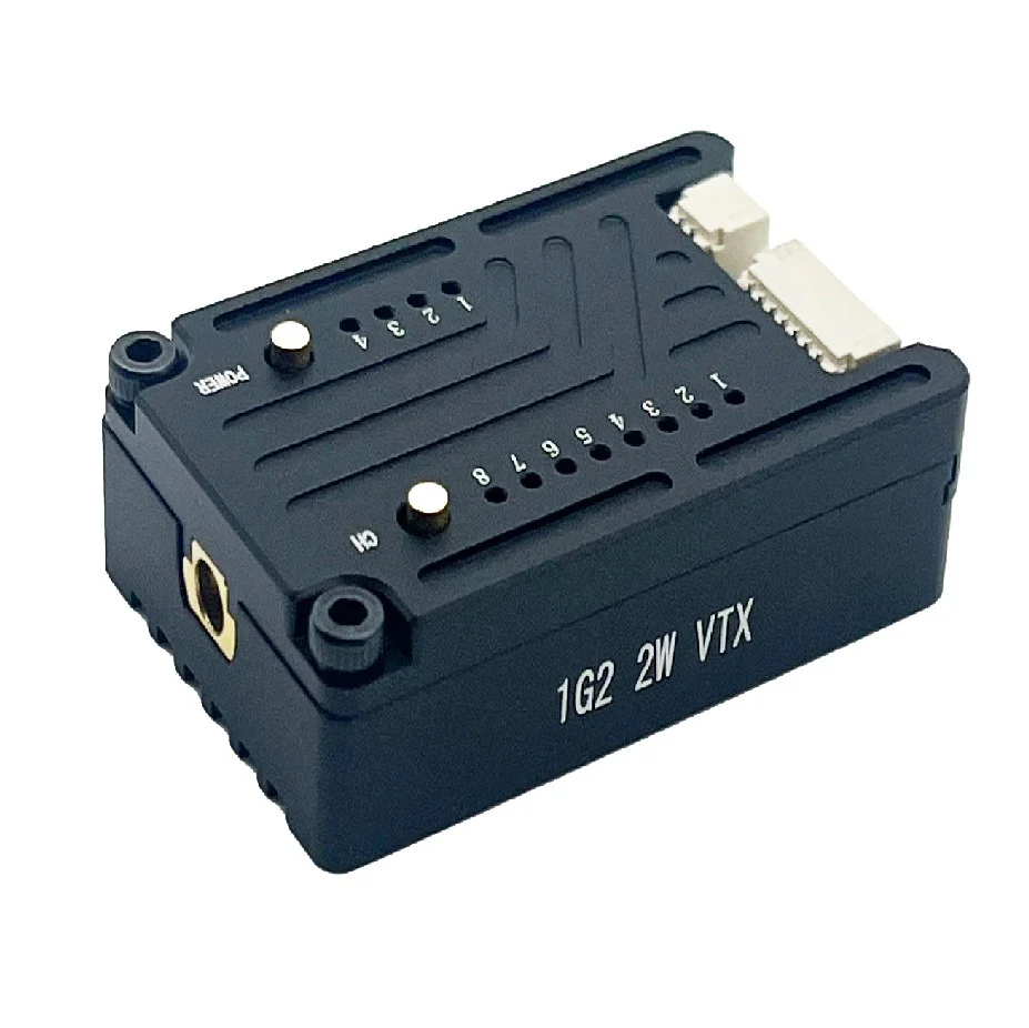 FPV 1.2G 2W 1.3G 2.5W VTX Video Transmission Transmitter 8CH Frequency Point Long-distance FPV H79a43dd7e41f4fe2910136dd4f76b033v