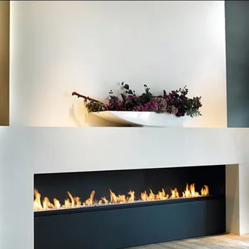 High Quality SR78 bio fireplace ethanol smart remote controlled bio ethanol fireplace modern design fireplace