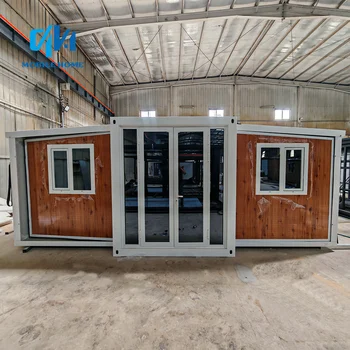 40ft Prefab Expandable Container Houses Prefabricated Foldable Expanding Container Folding Container Modern Villas Mobile Villa