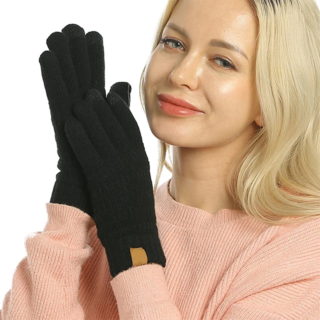 knit texting gloves