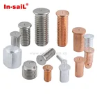 Stud Threaded Stud ISO13918 Capacitor Discharge External Thread Steel Copper Plated Weld Stud