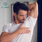 T-shirt Summer Enerup Wholesale Polyester Deep V-Neck Sweatproof Undershirt Sweat Proof Men T-shirt For Summer Sportswear