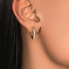 Gold Hoop Hoop New Arrivals Earrings 2021 New Arrivals 18k Gold Gold Filled Diamond Hoop Earrings For Women