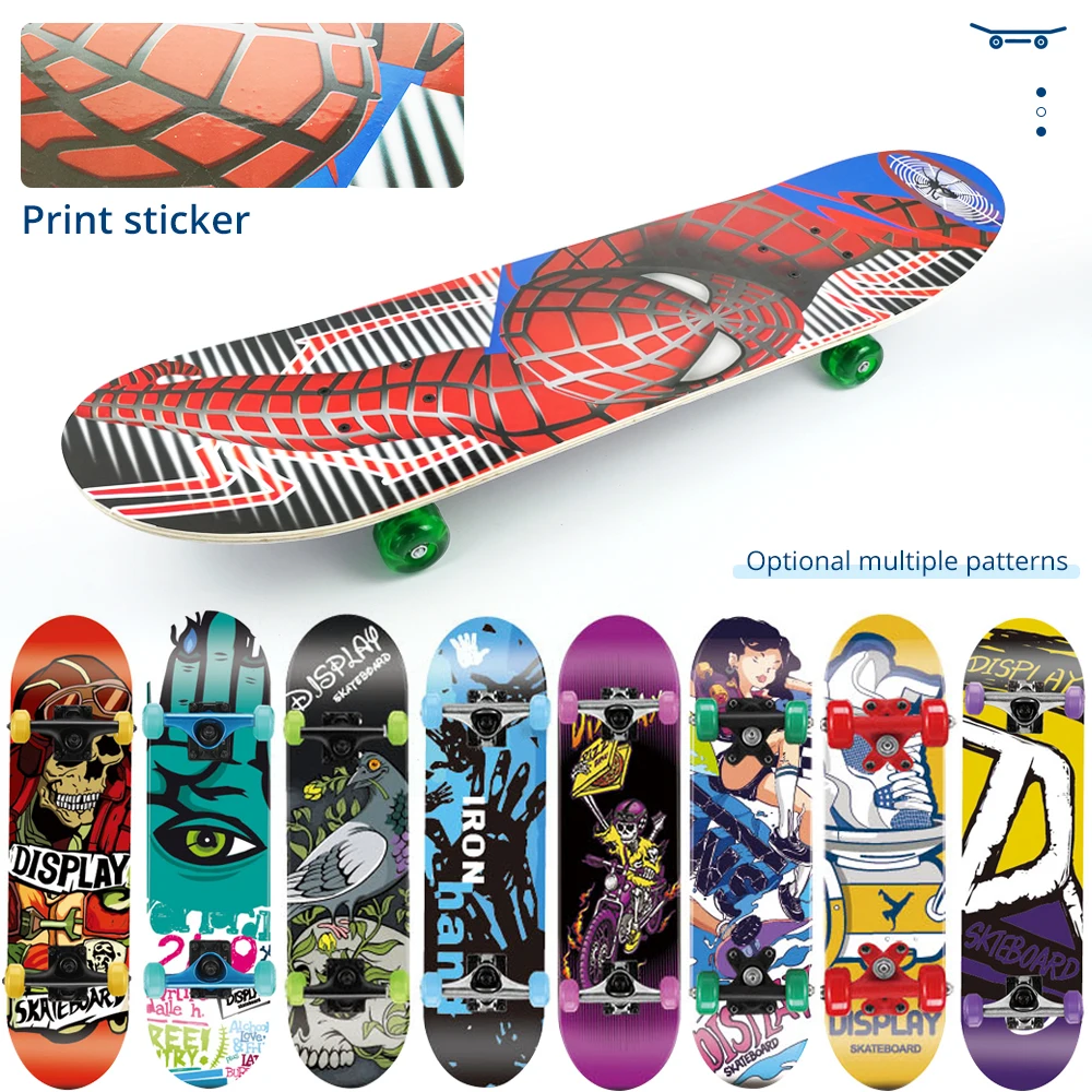 KIDS WOODEN SKATEBOARD 17 INCHES KIDS YOUTH 